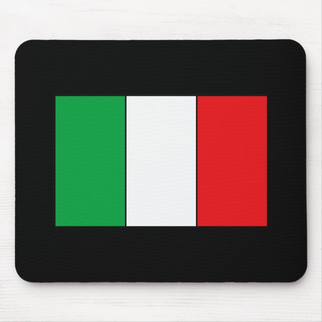 Alfombrilla De Ratón Camisetas y regalos italianos de la bandera (Frente)