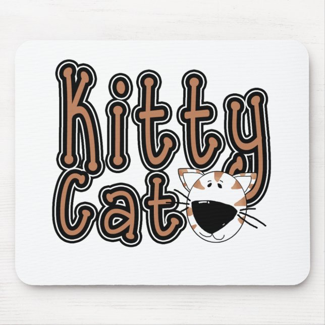 Alfombrilla De Ratón Camisetas y regalos para gatos Kitty (Frente)