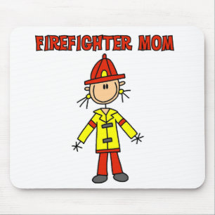 Alfombrilla De Ratón Camisetas y regalos para mamás bomberos