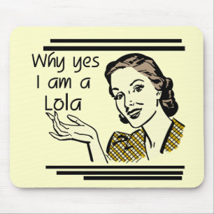 Alfombrilla De Ratón Camisetas y regalos retros de Lola