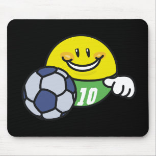 Alfombrilla De Ratón Camisetas y regalos sonrientes del fútbol