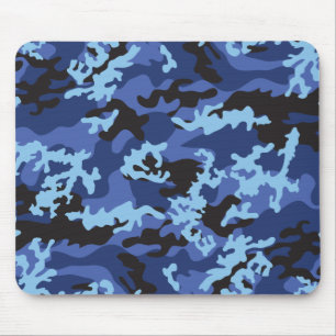 Alfombrilla De Ratón Camo azul de encargo Mousepad
