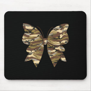 Alfombrilla De Ratón Camo Coquette Bow Duck Hunting Women Cute Butterfl