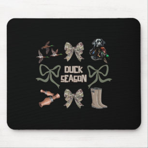 Alfombrilla De Ratón Camo Coquette Bow Duck Season Duck Hunting Women
