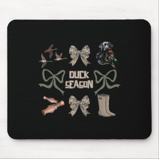 Alfombrilla De Ratón Camo Coquette Bow Duck Season Duck Hunting Women