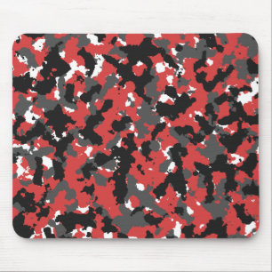 Alfombrilla De Ratón Camo de alerta roja