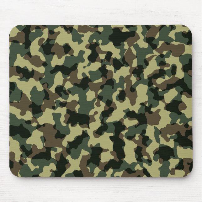 Alfombrilla De Ratón Camo de diseño de Guay Military Camo camuflado (Frente)