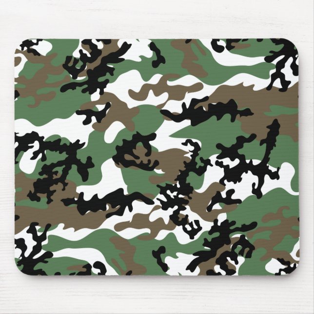 Alfombrilla De Ratón Camo de jungla de hormigón (Frente)
