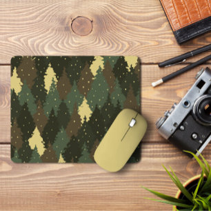 Alfombrilla De Ratón Camo del bosque del ejército   Camo Forest Mousepa