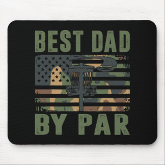 Alfombrilla De Ratón Camo Disc Golf Best Dad By Par American Flag Us Fu