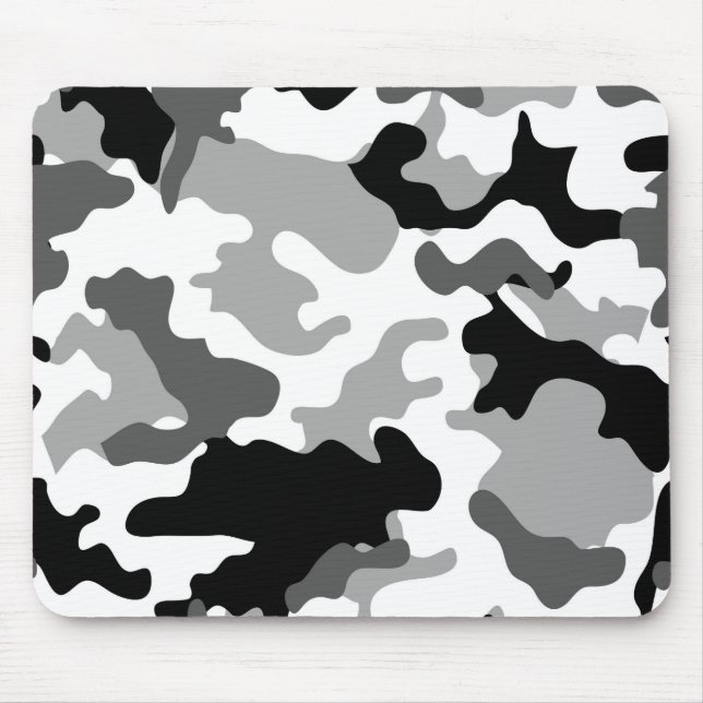 Alfombrilla De Ratón Camo gris Mousepad (Frente)
