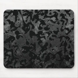 Alfombrilla De Ratón Camo moderno - negro y gris oscuro - camuflaje
