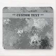 Camo Mousepad urbano con Personalizado Textos