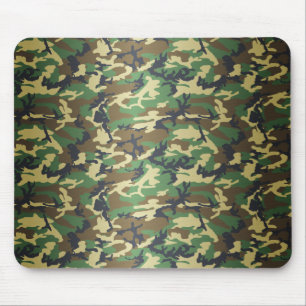 Alfombrilla De Ratón Camo Woodland estándar