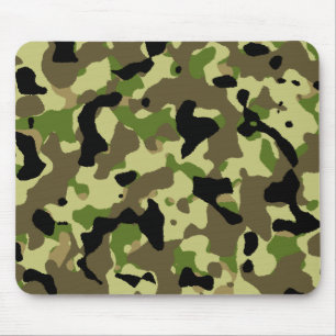 Alfombrilla De Ratón Camouflage Khaki Commando Camo Game Mousepad