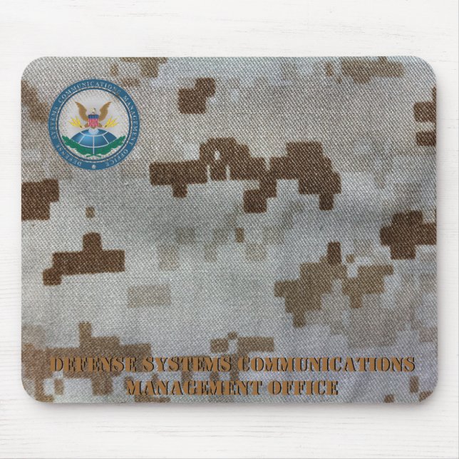 Alfombrilla De Ratón camouflage_marine_desert_06, dscmo_seal_4x4, De… (Frente)
