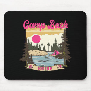 Alfombrilla De Ratón Camp Bach Bride Brida Bridesmaid Retro Camping Bac