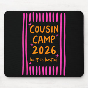 Alfombrilla De Ratón Campamento de primos 2026 amigas incorporadas foga