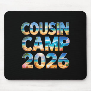 Alfombrilla De Ratón Campamento de primos lindos tripulación 2026 reuni