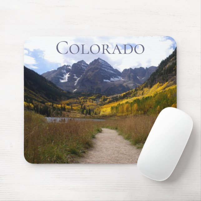 Alfombrilla De Ratón Campanas Marrones Recuerdo de Colorado (Con ratón)