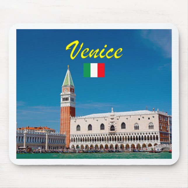 Alfombrilla De Ratón Campanile Venice Italy de San Marcos - Pro Photo (Frente)