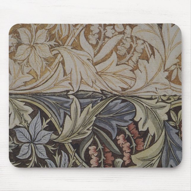 Alfombrilla De Ratón Campanilla Azul Botánico de William Morris (Frente)