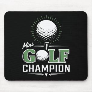 Alfombrilla De Ratón Campeón de Golf en Mini Golf Divertido Golfista 