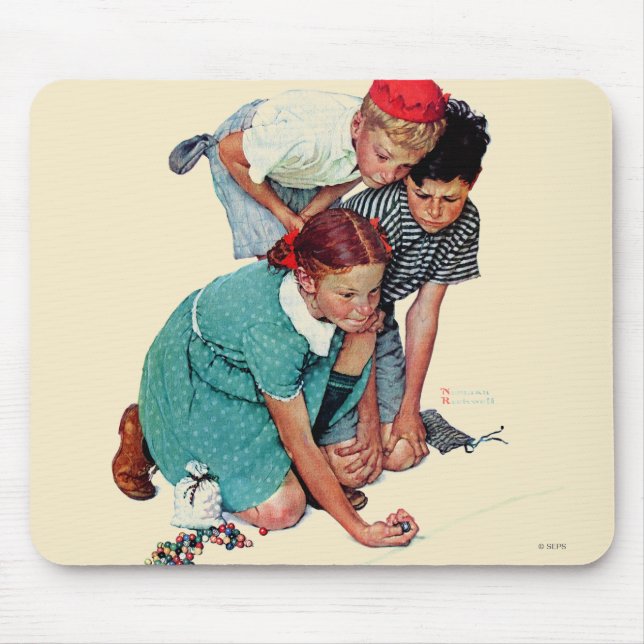 Alfombrilla De Ratón Campeón de mármol (Frente)