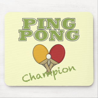 Alfombrilla De Ratón Campeón del ping-pong