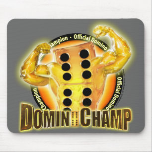 Alfombrilla De Ratón Campeón oficial Mousepad del dominó