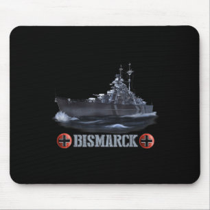 Alfombrilla De Ratón Campeonato Alemán de Guerra Mundial Bismarck