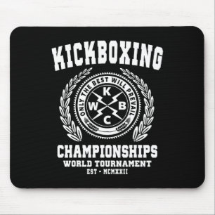 Alfombrilla De Ratón Campeonatos de Kickboxing, Camiseta de Kickboxing,