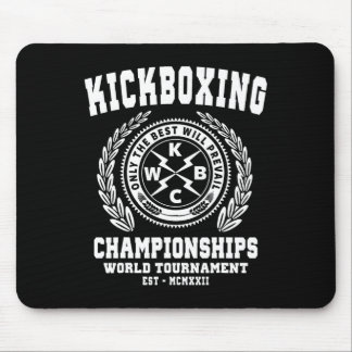 Alfombrilla De Ratón Campeonatos de Kickboxing, Camiseta de Kickboxing,