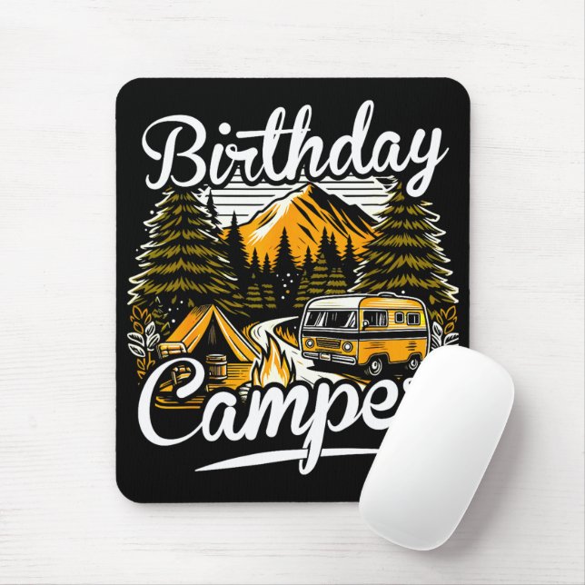 Alfombrilla De Ratón Camper Camping Camper Lover (Con ratón)
