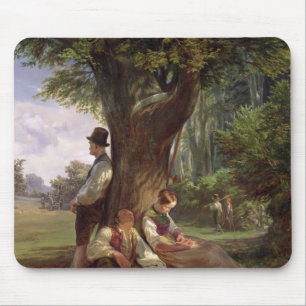 Alfombrilla De Ratón Campesinos que tienen una siesta, 1841