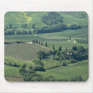 Alfombrilla De Ratón Campiña cerca de Montepulciano, Val d'Orcia,