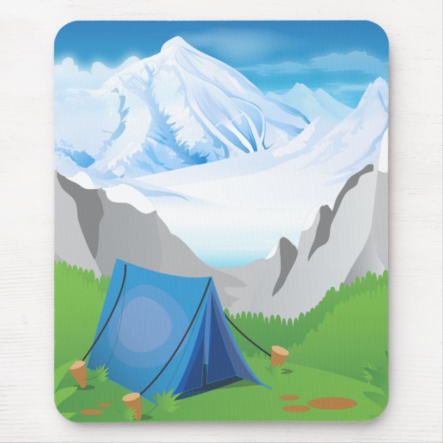 Alfombrilla De Ratón Camping - Noche (Frente)