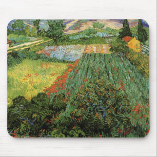 Alfombrilla De Ratón Campo con amapolas por Vincent van Gogh