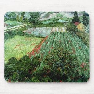 Alfombrilla De Ratón Campo con las amapolas, 1889 de Vincent van Gogh