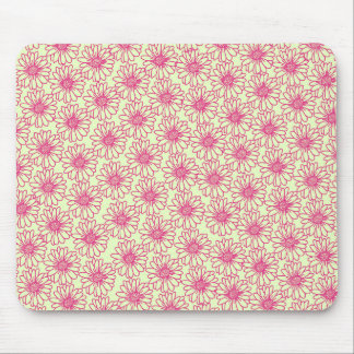 Alfombrilla De Ratón Campo de Daisies Mousepad, flores rosas