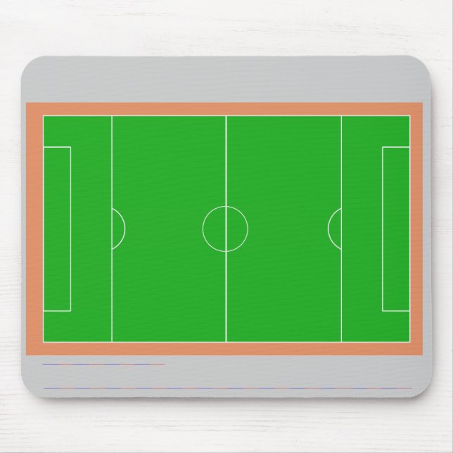 Alfombrilla De Ratón Campo de fútbol Mousepad (Frente)
