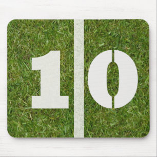 Alfombrilla De Ratón Campo de fútbol Mousepad de 10 líneas de yardas