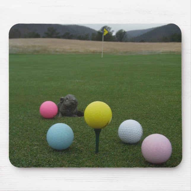 Alfombrilla De Ratón Campo de golf de montaña de Semana Santa (Frente)