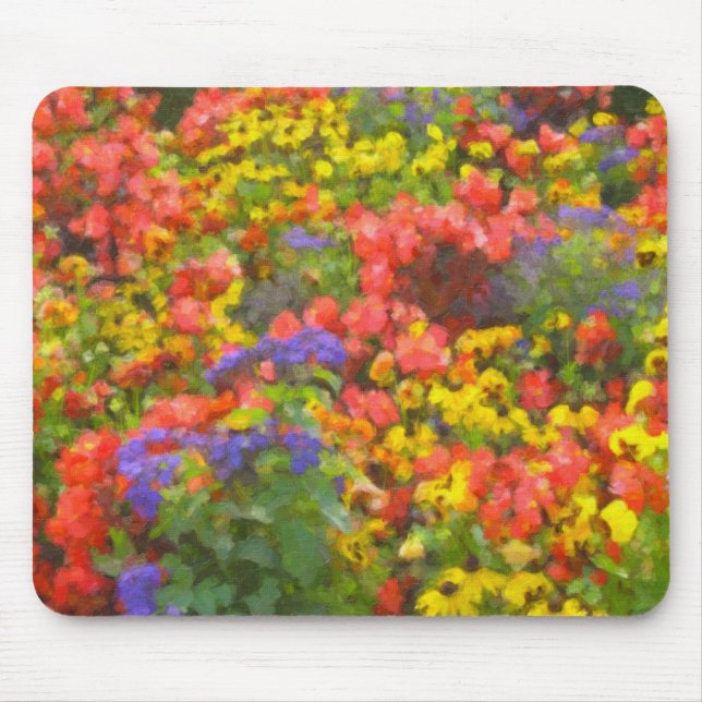 Alfombrilla De Ratón Campo de las flores Mousepad (Frente)