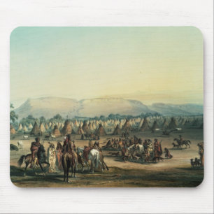 Alfombrilla De Ratón Campo de los indios de Piekann