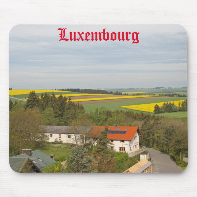 Alfombrilla De Ratón Campo de Luxemburgo (Frente)
