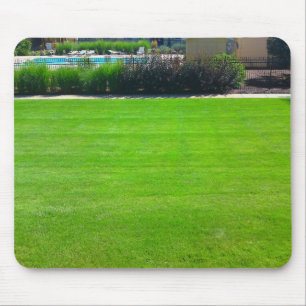 Alfombrilla De Ratón Campo de Mousepad de hierba verde