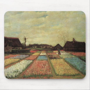 Alfombrilla De Ratón Campos de Bulbos de Vincent van Gogh