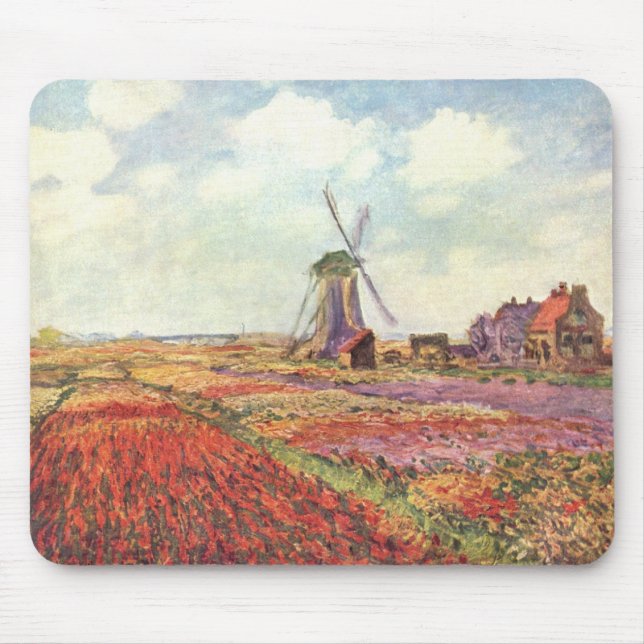 Alfombrilla De Ratón Campos de cosecha - Monet (Frente)