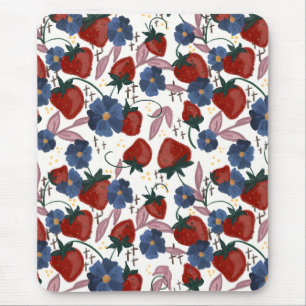 Alfombrilla De Ratón Campos de Fresas 